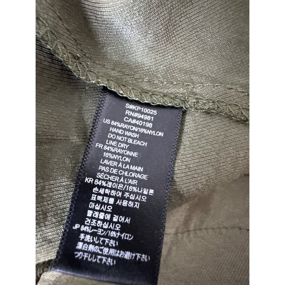 Twenty One Womens Romper Size Small Olive Green Button Down - Picture 5 of 9